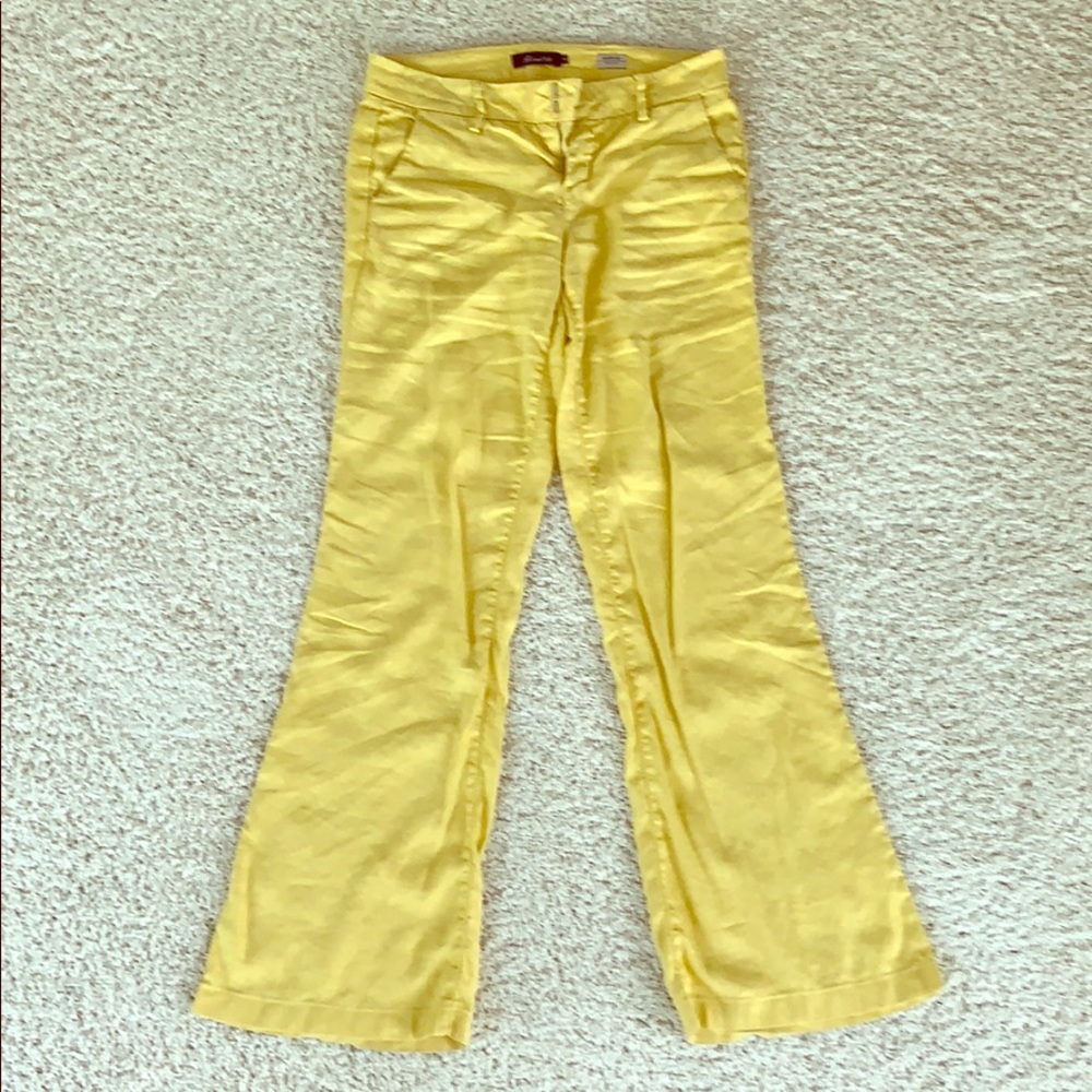 Level 99 Anthropologie wide leg linen pants - Picture 2 of 7